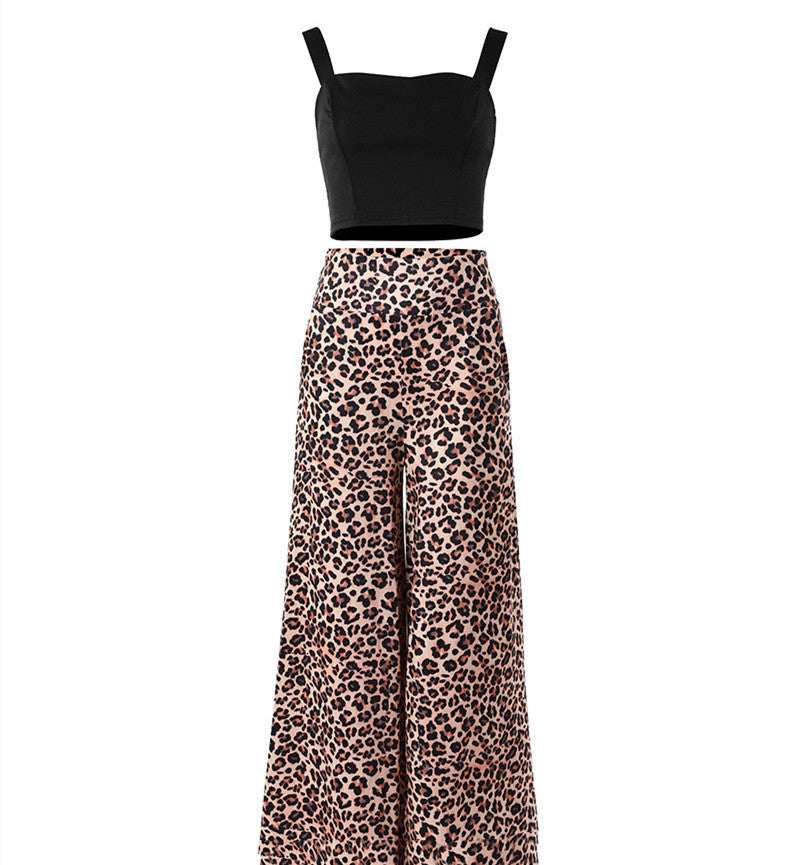 S4R-Women's Summer Leopard Print Printing Suit
