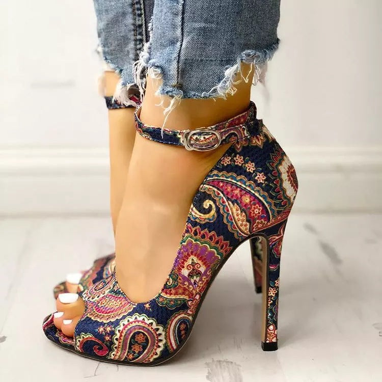 S4R-Women's stiletto heel shoes