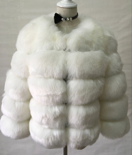 S4R-S-3XL Mink Coats Women Winter New Fashion FAUX Fur Coat Elegant Thick Warm Outerwear Fake Fur Jacket Chaquetas Mujer