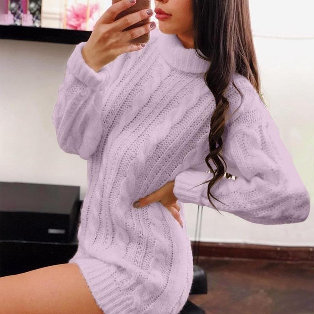 S4R-Casual ladies sweater dress
