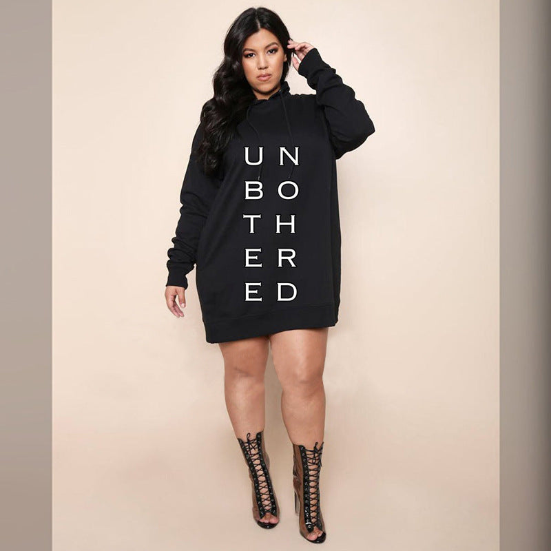 S4R-Plus Size Hoodies For Female Big Blouse Hooded Top