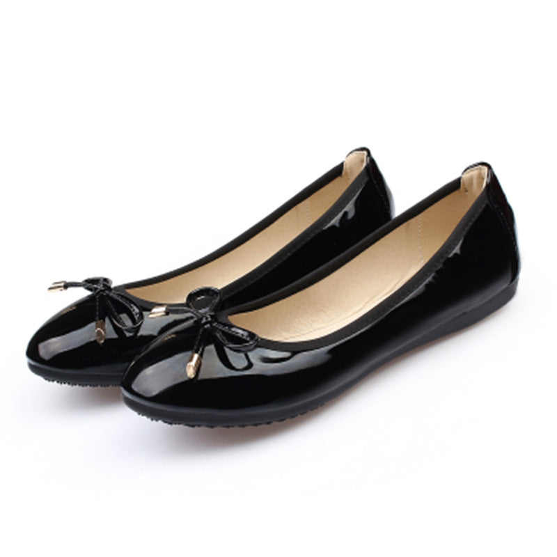 S4R-Bow flat shoes