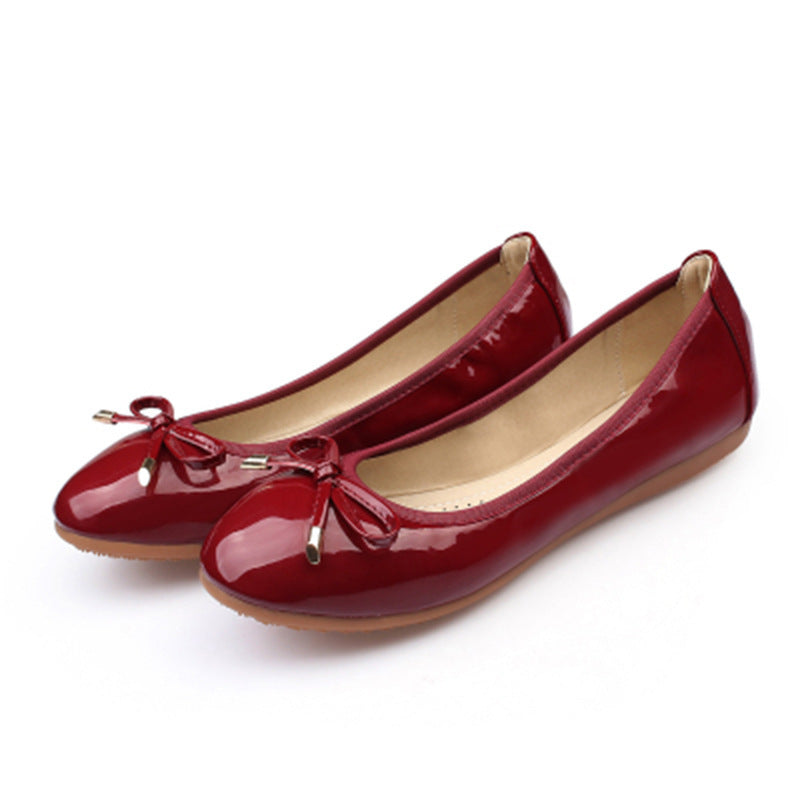 S4R-Bow flat shoes