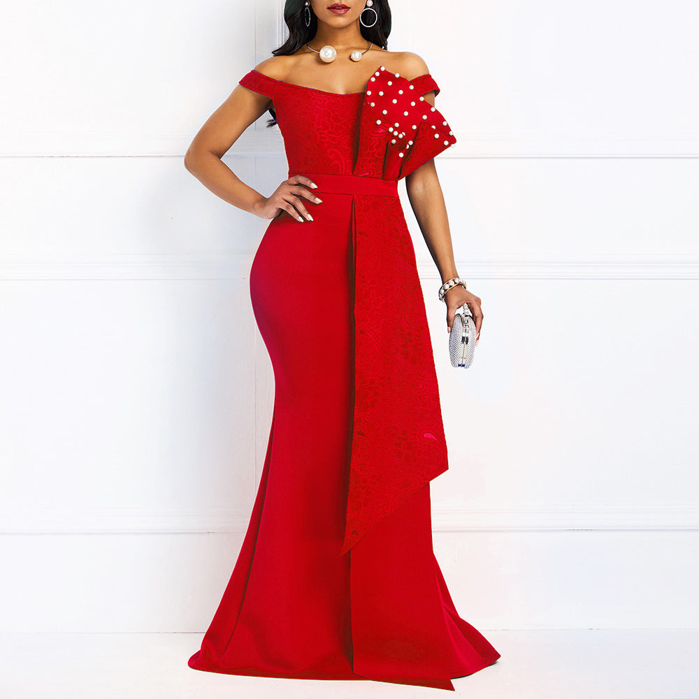 S4R-Dresses, Women's Dresses, European And American Banquet Evening Dress, Bridesmaid Dress