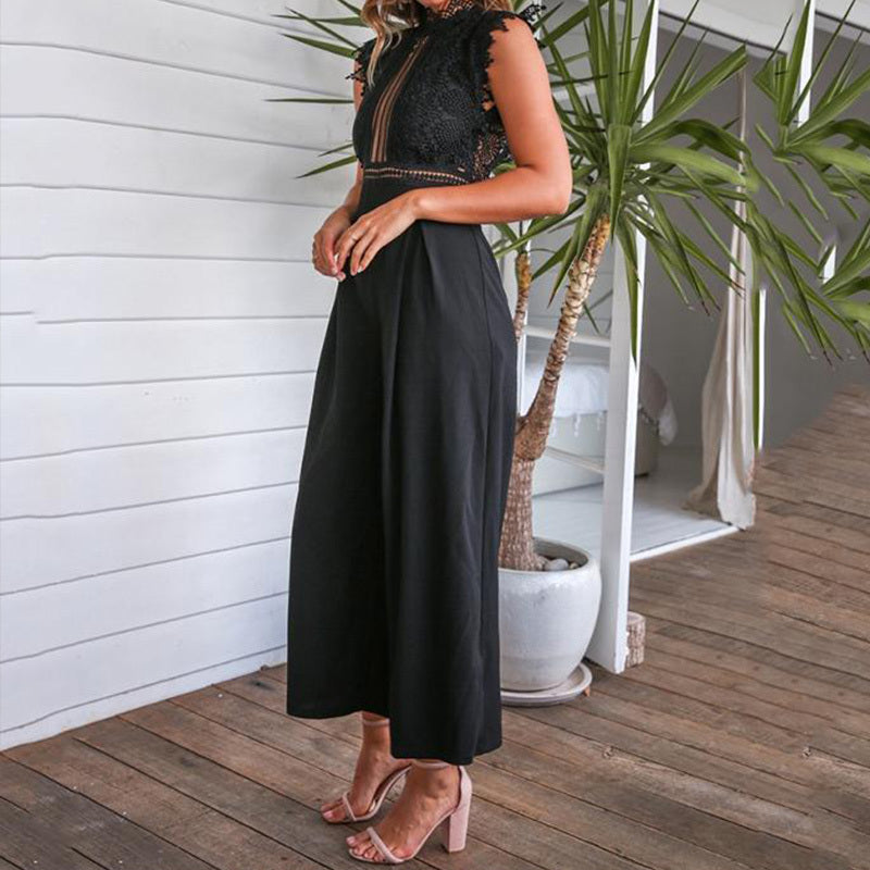S4R-Womens Long Jumpsuits Summer Romper Casual Overalls