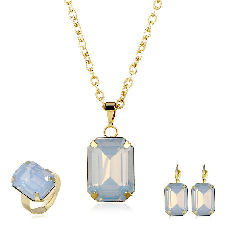 S4R-Bridal jewelry European and American jewelry set