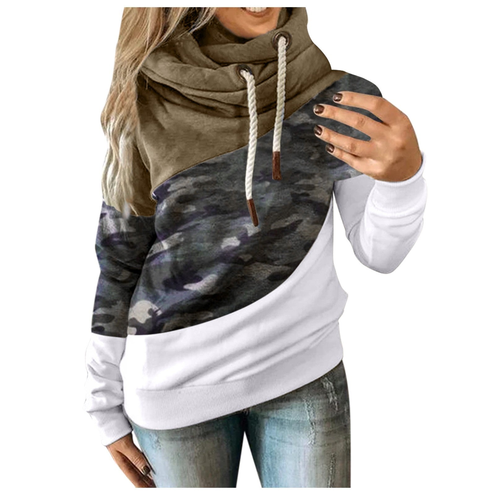 S4R-Hoodies Women Camouflage hoodie Sweatshirt