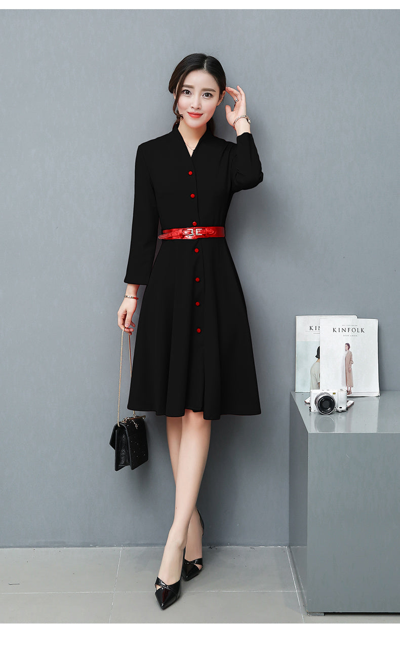 S4R-Long sleeved winter dresses