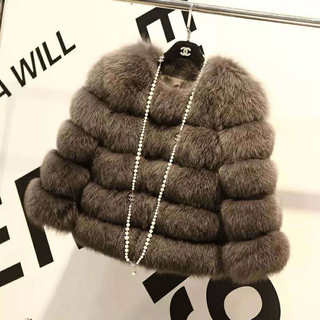 S4R-S-3XL Mink Coats Women Winter New Fashion FAUX Fur Coat Elegant Thick Warm Outerwear Fake Fur Jacket Chaquetas Mujer