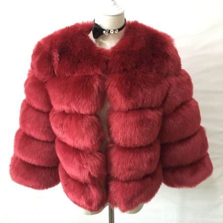 S4R-S-3XL Mink Coats Women Winter New Fashion FAUX Fur Coat Elegant Thick Warm Outerwear Fake Fur Jacket Chaquetas Mujer