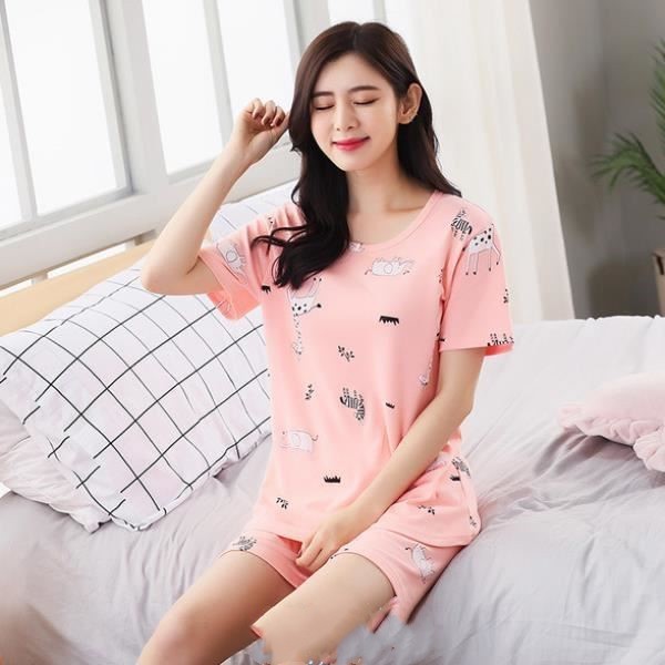 S4R-ShorT Sleeve Cute Sleepwear Homewear