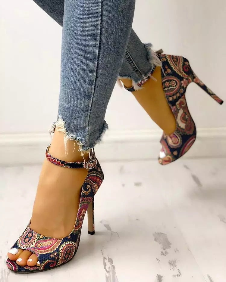 S4R-Women's stiletto heel shoes