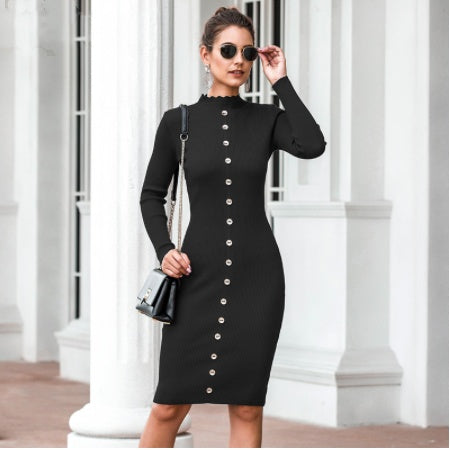 S4R-Knitted sweater dress