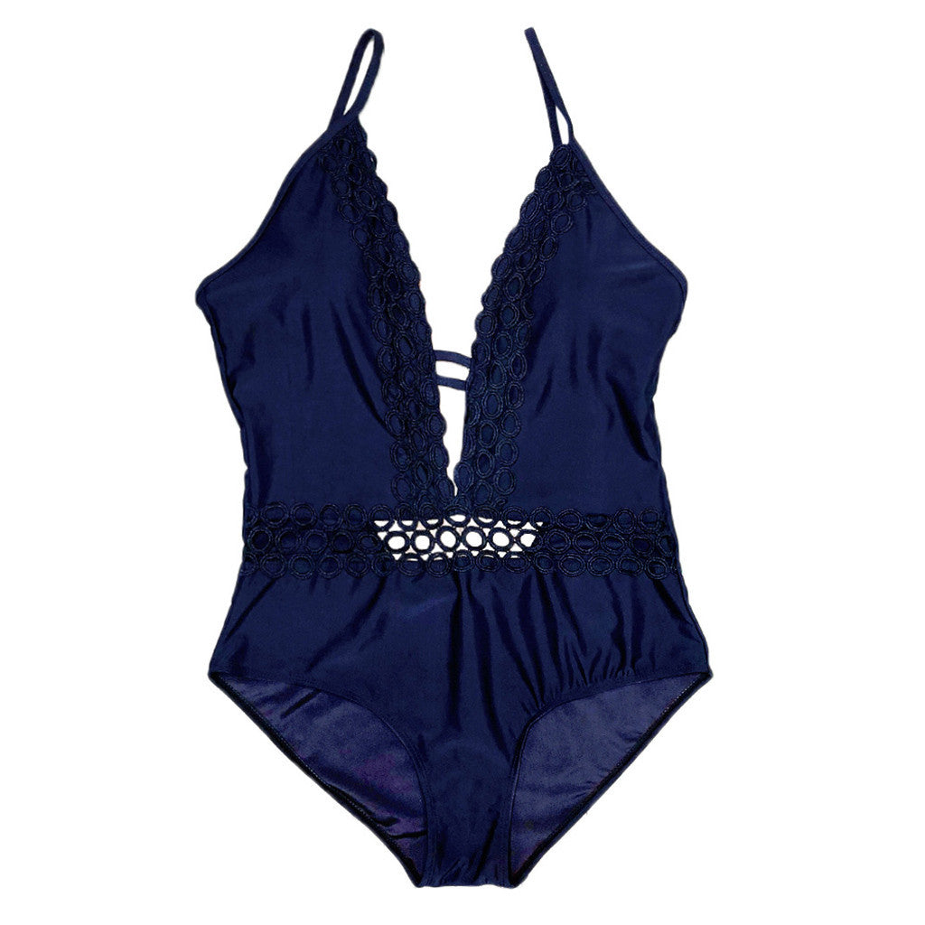 S4R-Backless Women Sling Swimwear