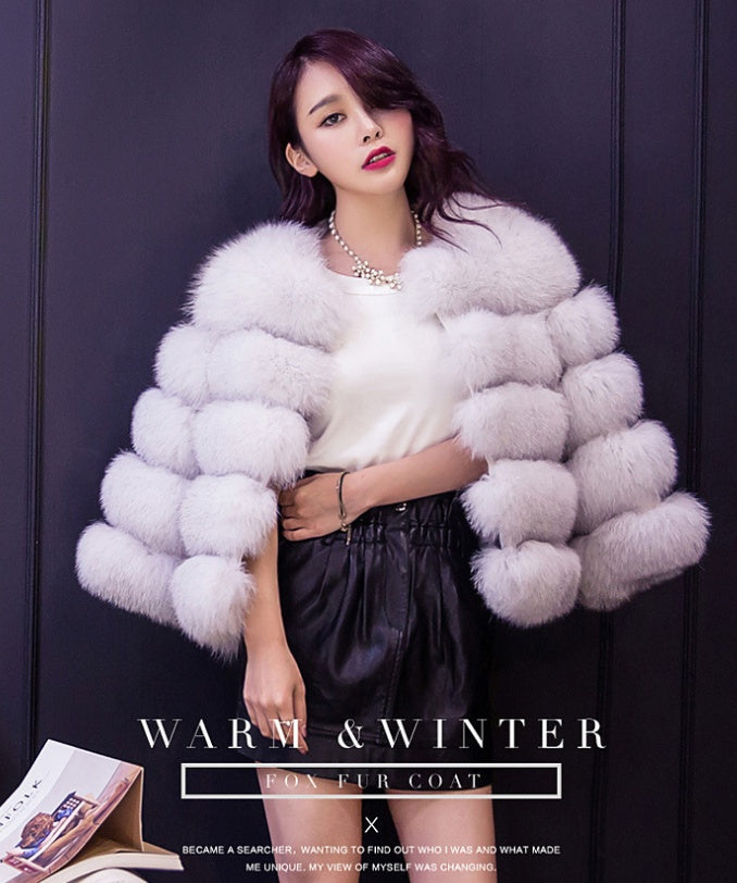 S4R-S-3XL Mink Coats Women Winter New Fashion FAUX Fur Coat Elegant Thick Warm Outerwear Fake Fur Jacket Chaquetas Mujer