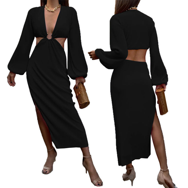 S4R-Autumn Fashion Pressed Pleated Waistless Women's Dresses