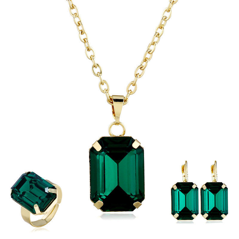 S4R-Bridal jewelry European and American jewelry set