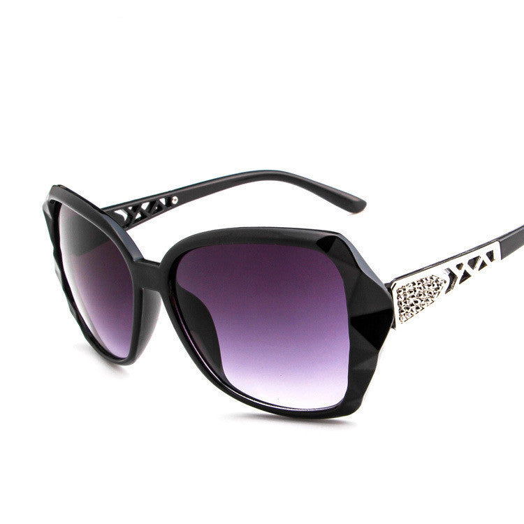 S4R-Women's Big Frame Sunglasses Women Retro Sunglasses