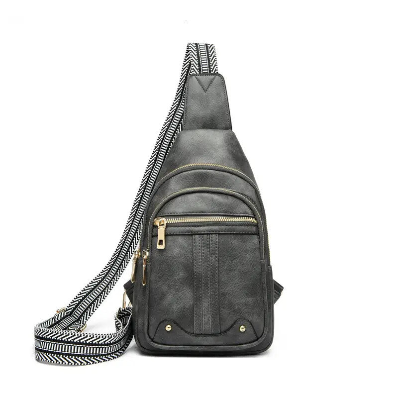 S4R-Sling Bag Crossbody Bags For Women, Fanny Packs For Women Chest Bag For Work Shopping Pack Crossbody Purse , Brown, Small, Sling Bag