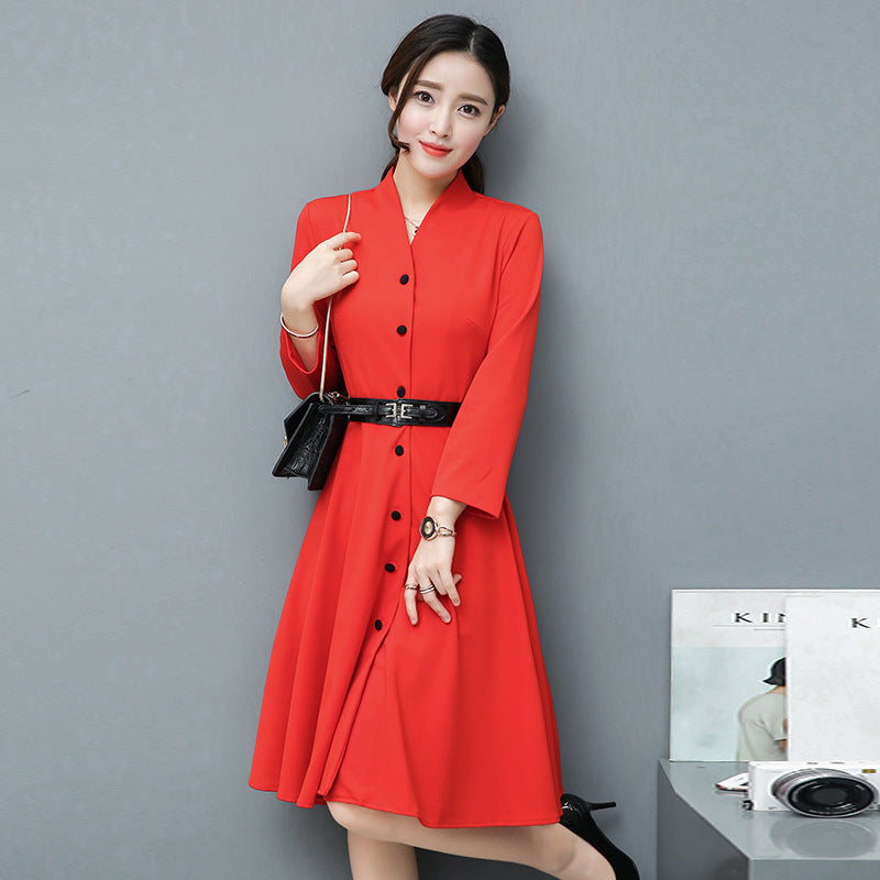 S4R-Long sleeved winter dresses