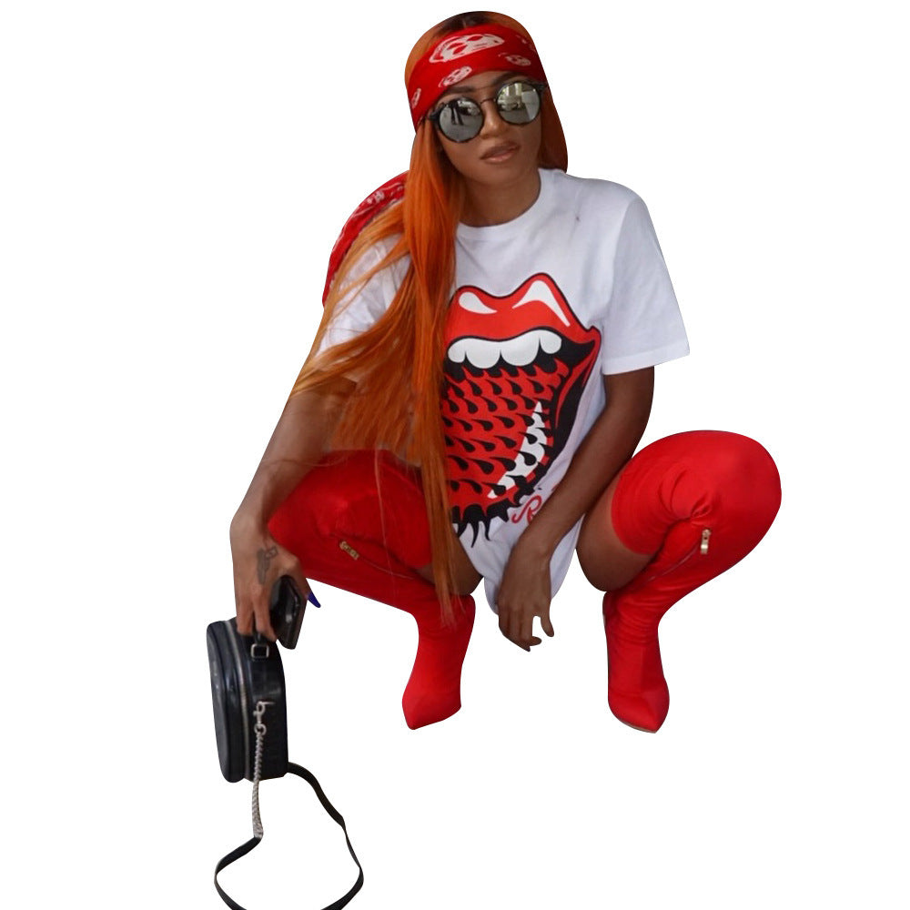 S4R-Red Tongue T-Shirts