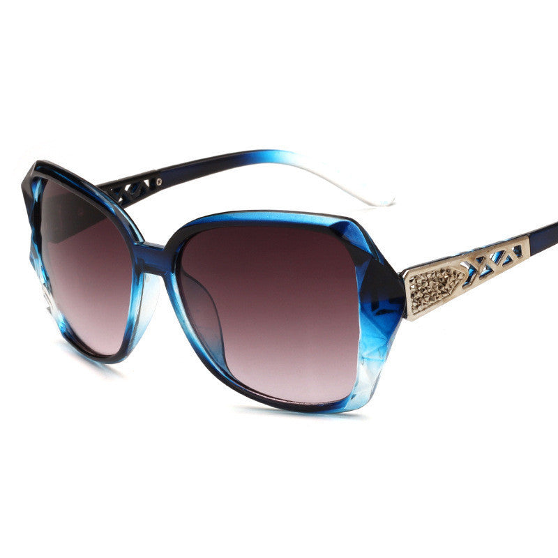 S4R-Women's Big Frame Sunglasses Women Retro Sunglasses