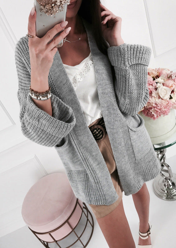 S4R-Women's Long Cardigan Women's Knitwear Sweaters