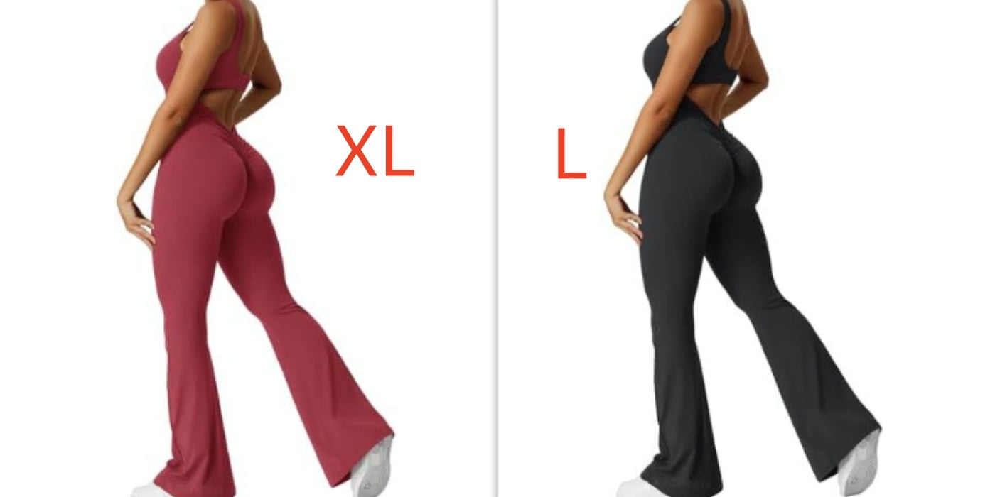 S4R-YEOREO Women Sleeveless Flare Jumpsuits