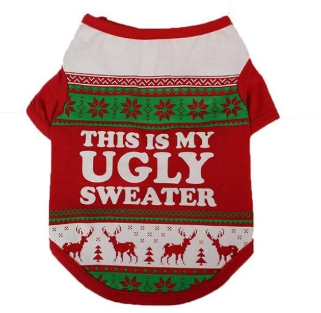 S4R-Pet/Teddy Christmas Clothes