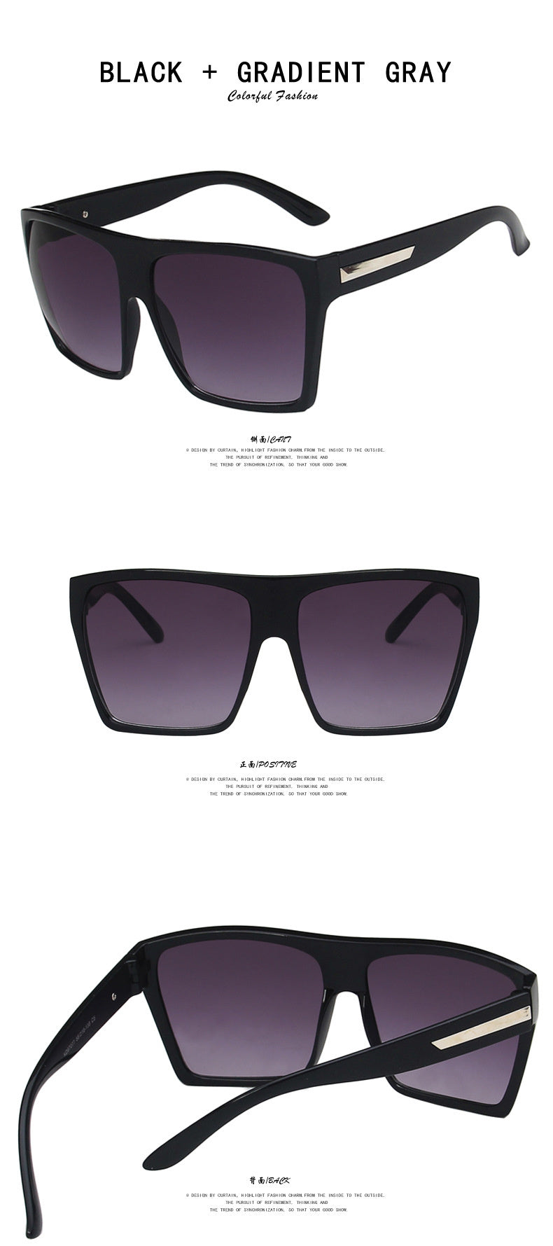 S4R-Large Rim Sunglasses Personalized Sunglasses