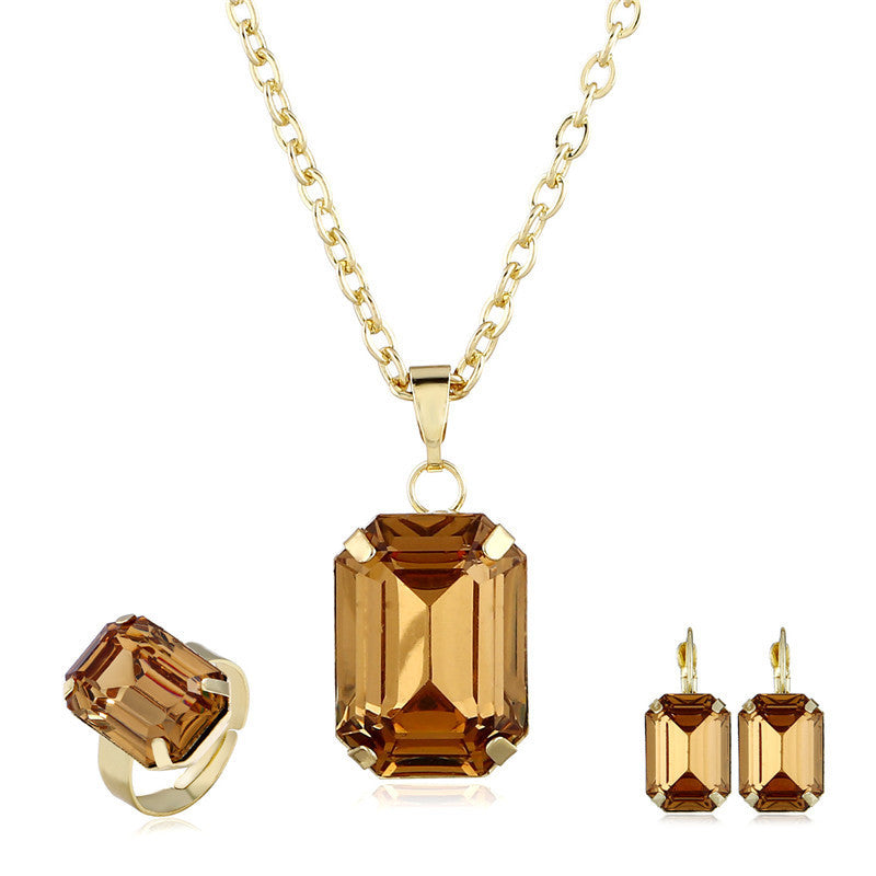 S4R-Bridal jewelry European and American jewelry set