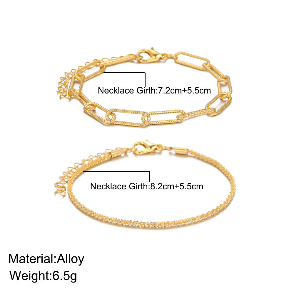 S4R-Gold And Sliver Rhinestones Bracelet Womens Jewelry