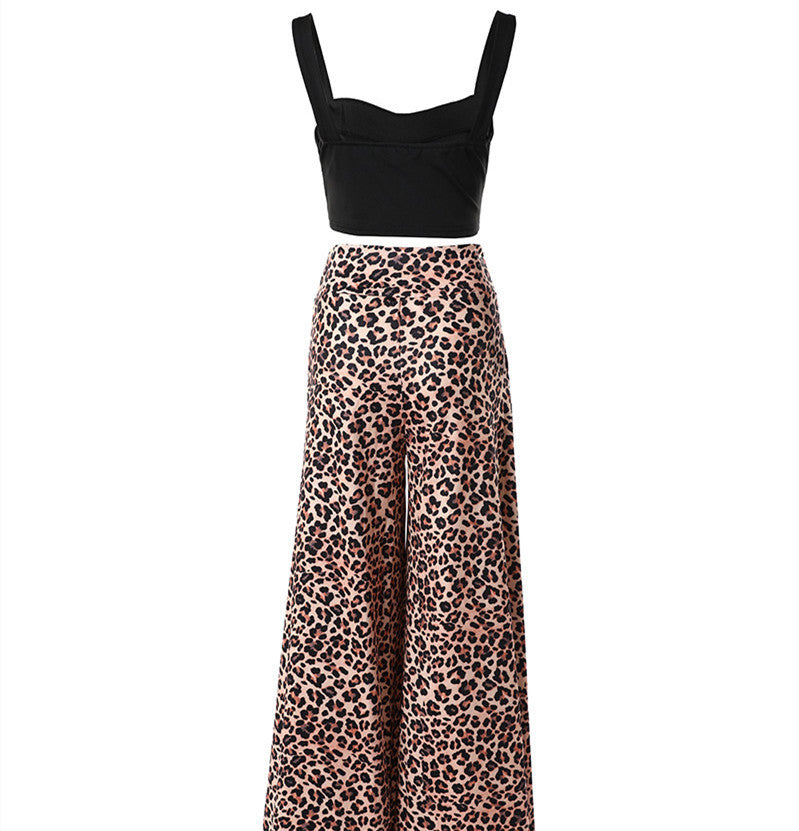 S4R-Women's Summer Leopard Print Printing Suit
