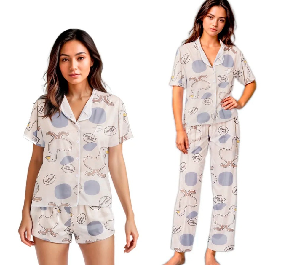 S4R-Casual Lightweight Women's Sleepwear Set