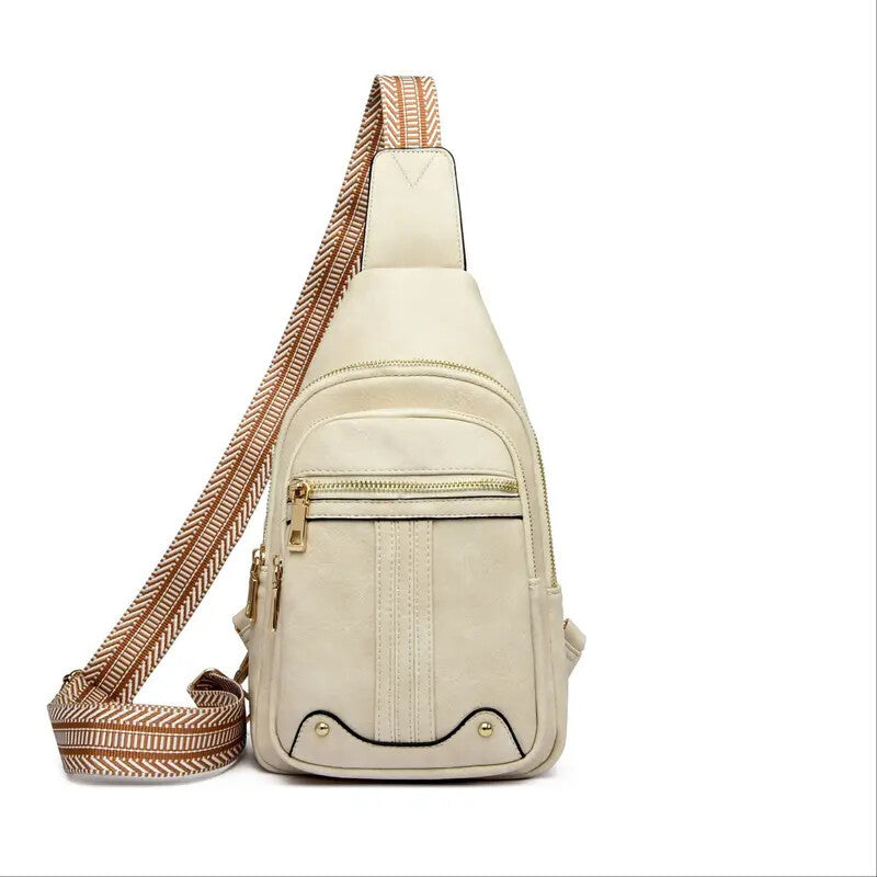 S4R-Sling Bag Crossbody Bags For Women, Fanny Packs For Women Chest Bag For Work Shopping Pack Crossbody Purse , Brown, Small, Sling Bag