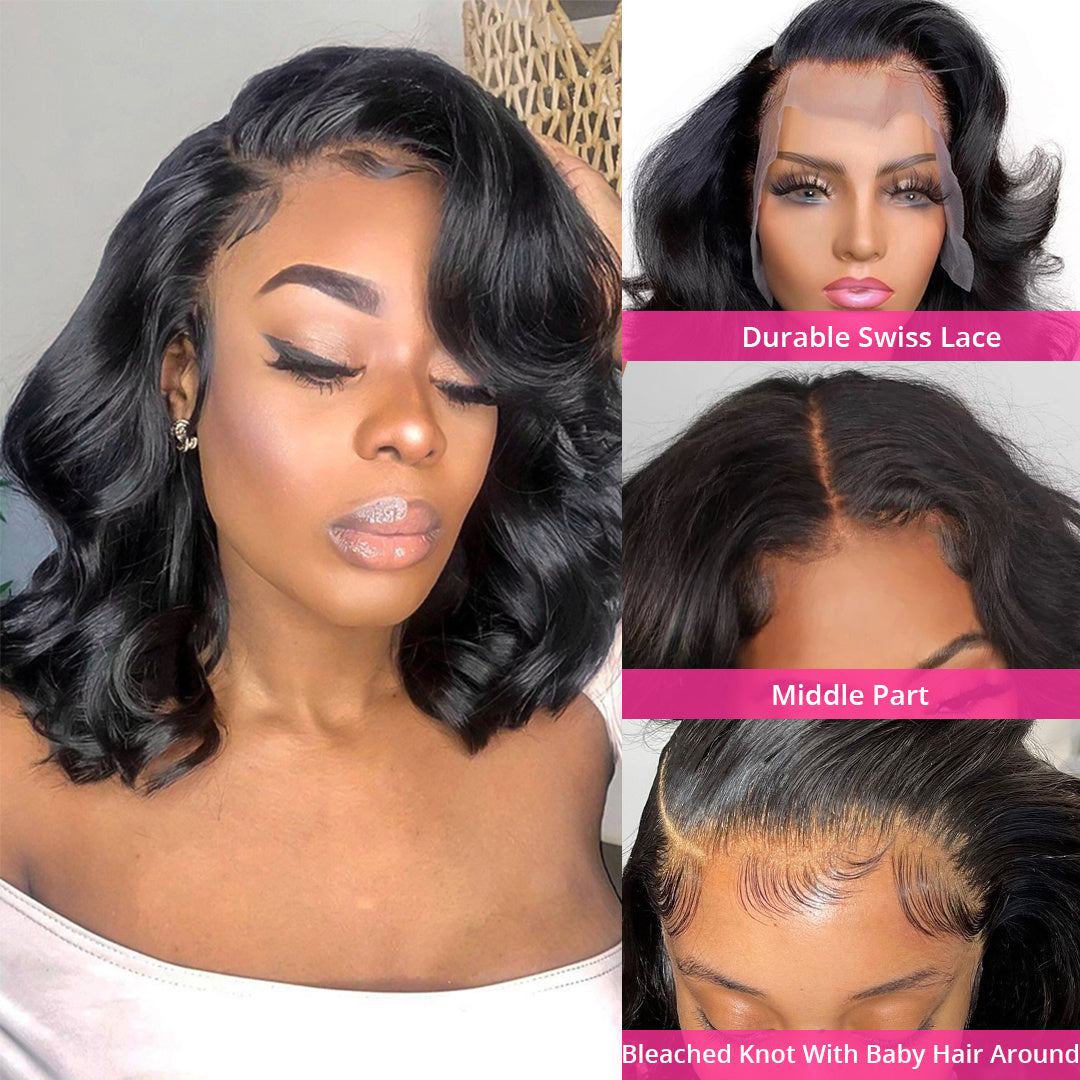 S4R-13X4 Lace Front Bob Wigs Brazilian
