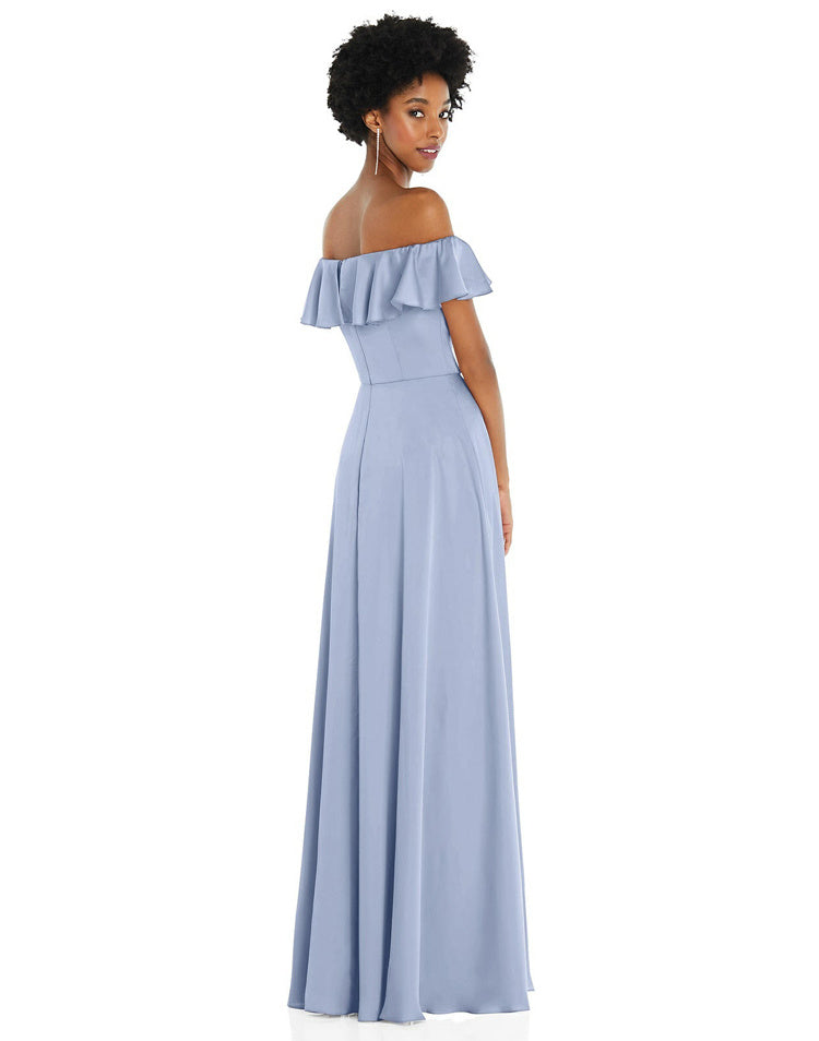 S4R-Satin Bridesmaid Dresses Slimming And Shading