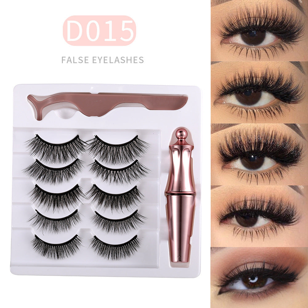 S4R-Mink Eyelashes Magnetic Eyelashes 5 Pairs Of Magnets