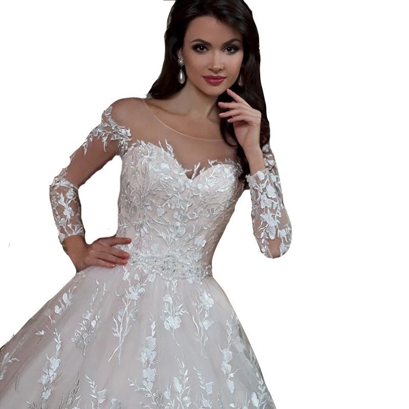 S4R-Wedding Gown Bridal Lace Dresses