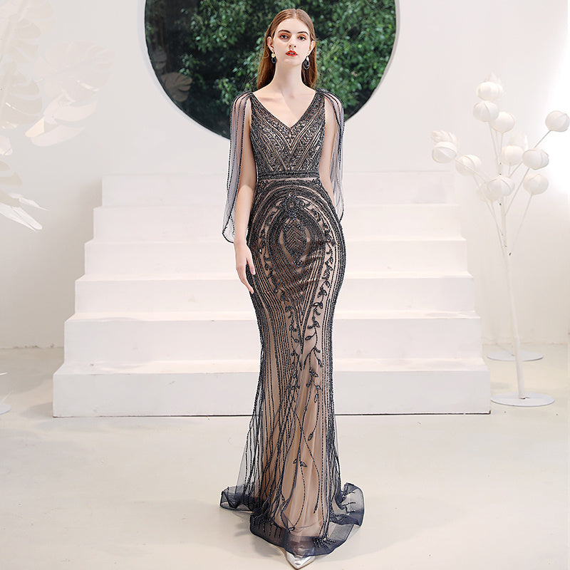 S4R-Women's Fashion Temperament Light Luxury Niche Dresses
