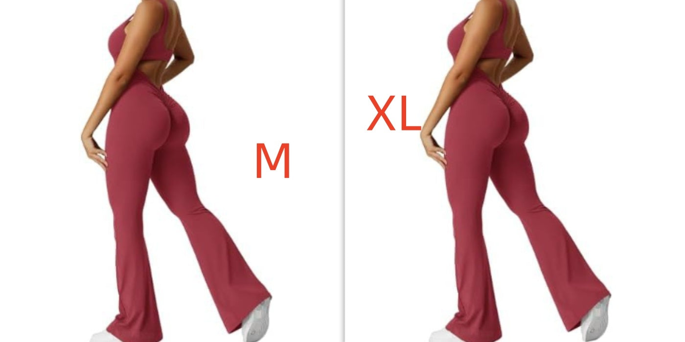 S4R-YEOREO Women Sleeveless Flare Jumpsuits