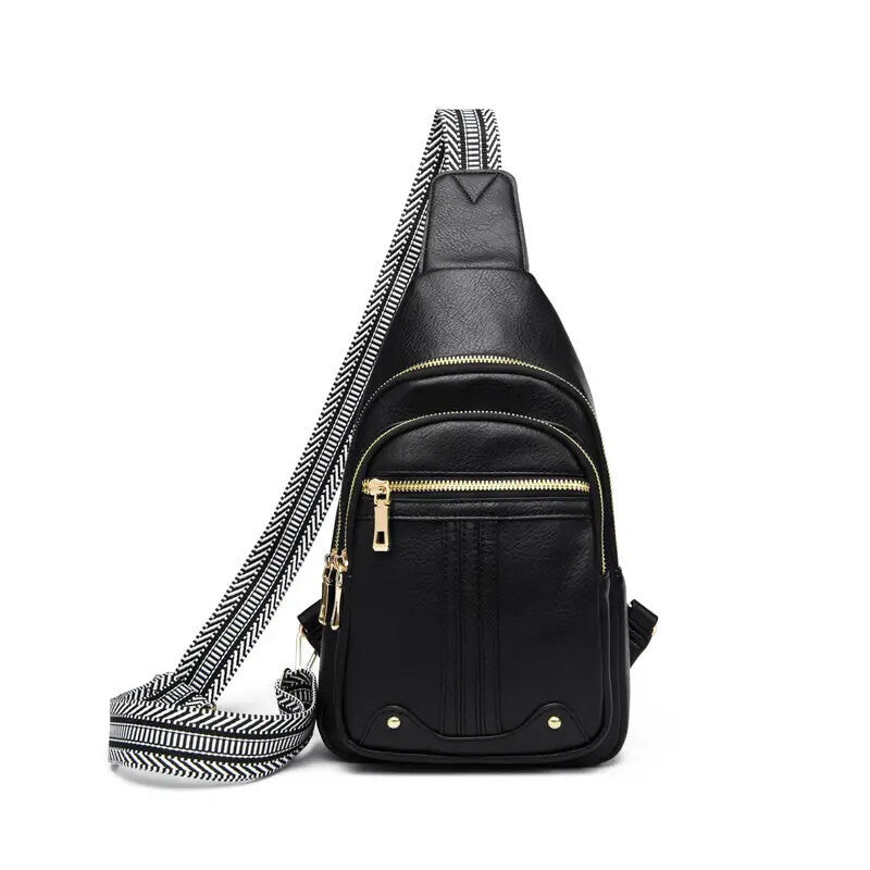 S4R-Sling Bag Crossbody Bags For Women, Fanny Packs For Women Chest Bag For Work Shopping Pack Crossbody Purse , Brown, Small, Sling Bag