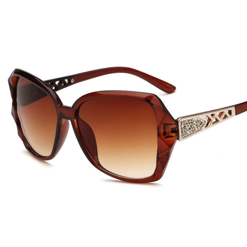 S4R-Women's Big Frame Sunglasses Women Retro Sunglasses