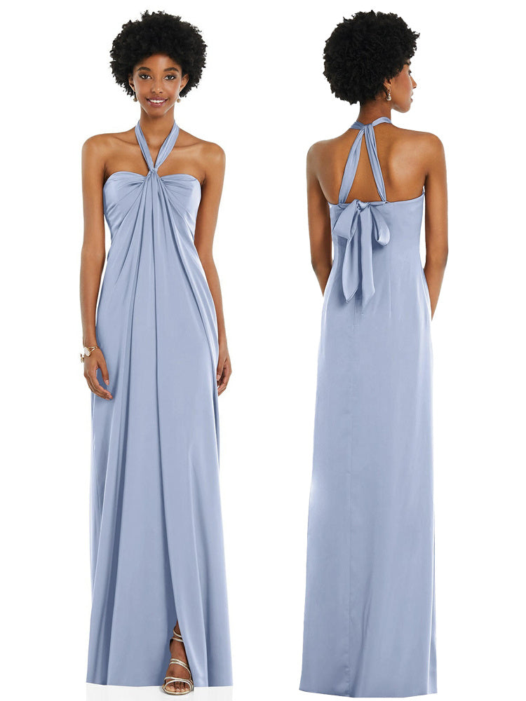 S4R-Satin Bridesmaid Dresses Slimming And Shading