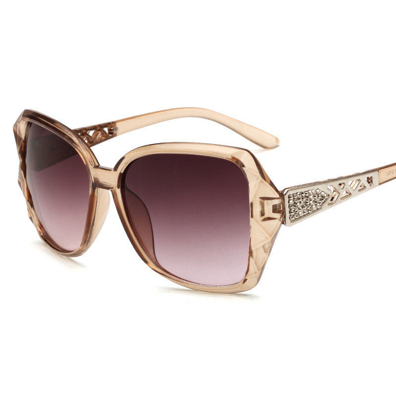 S4R-Women's Big Frame Sunglasses Women Retro Sunglasses