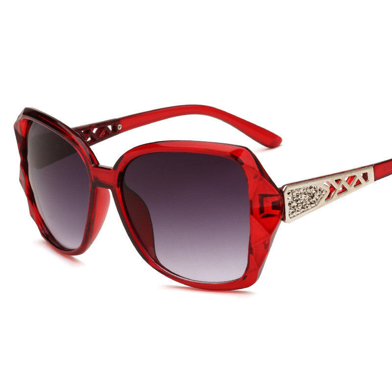 S4R-Women's Big Frame Sunglasses Women Retro Sunglasses