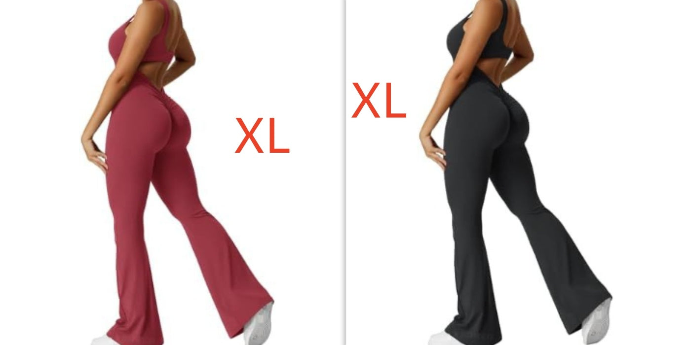 S4R-YEOREO Women Sleeveless Flare Jumpsuits