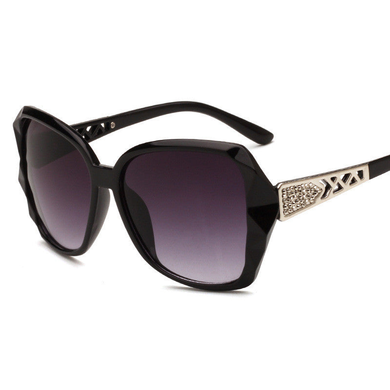 S4R-Women's Big Frame Sunglasses Women Retro Sunglasses