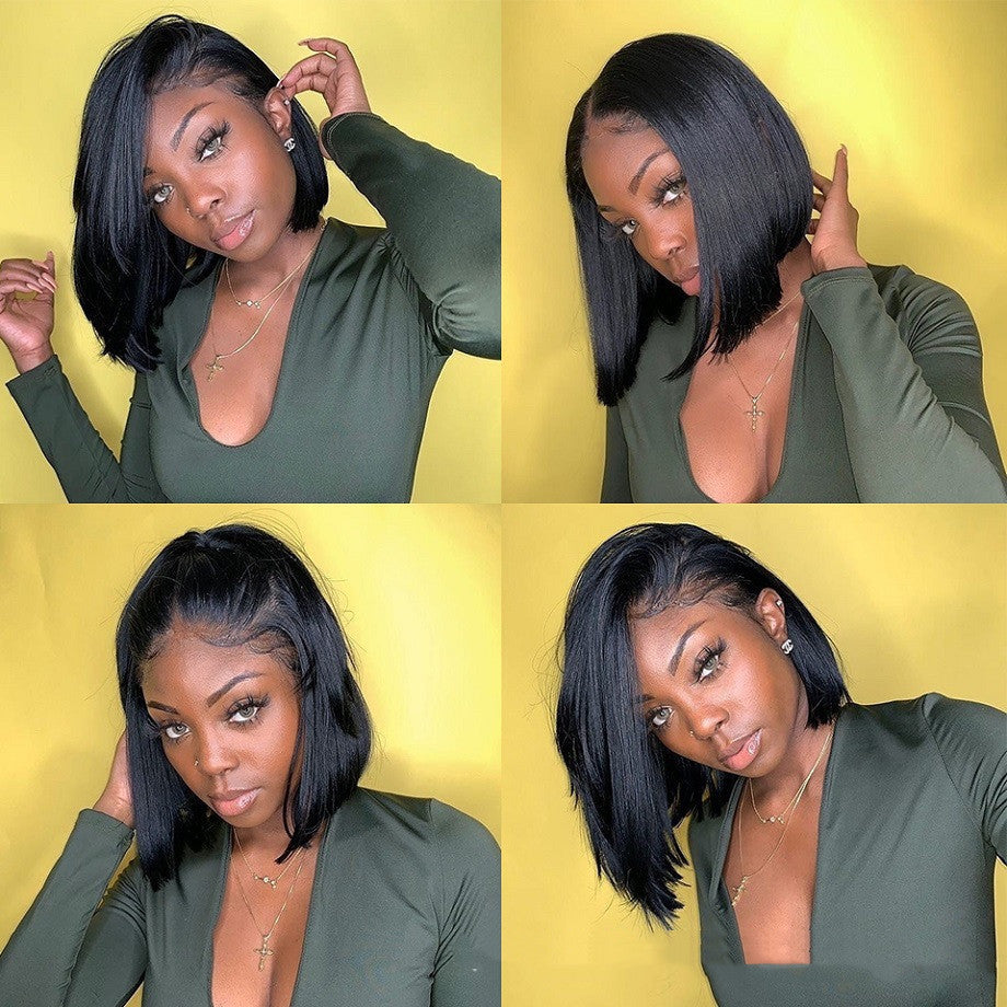 S4R-Women's Lace Front Head Cover Bob Wig