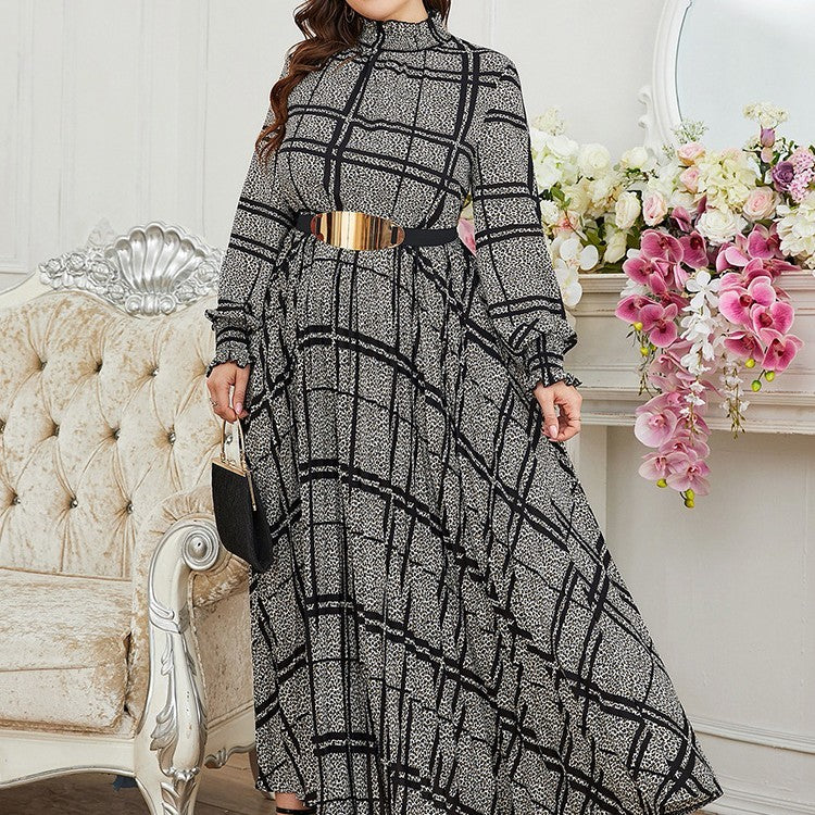 S4R-Europe And The United States Large Size Dresses Female